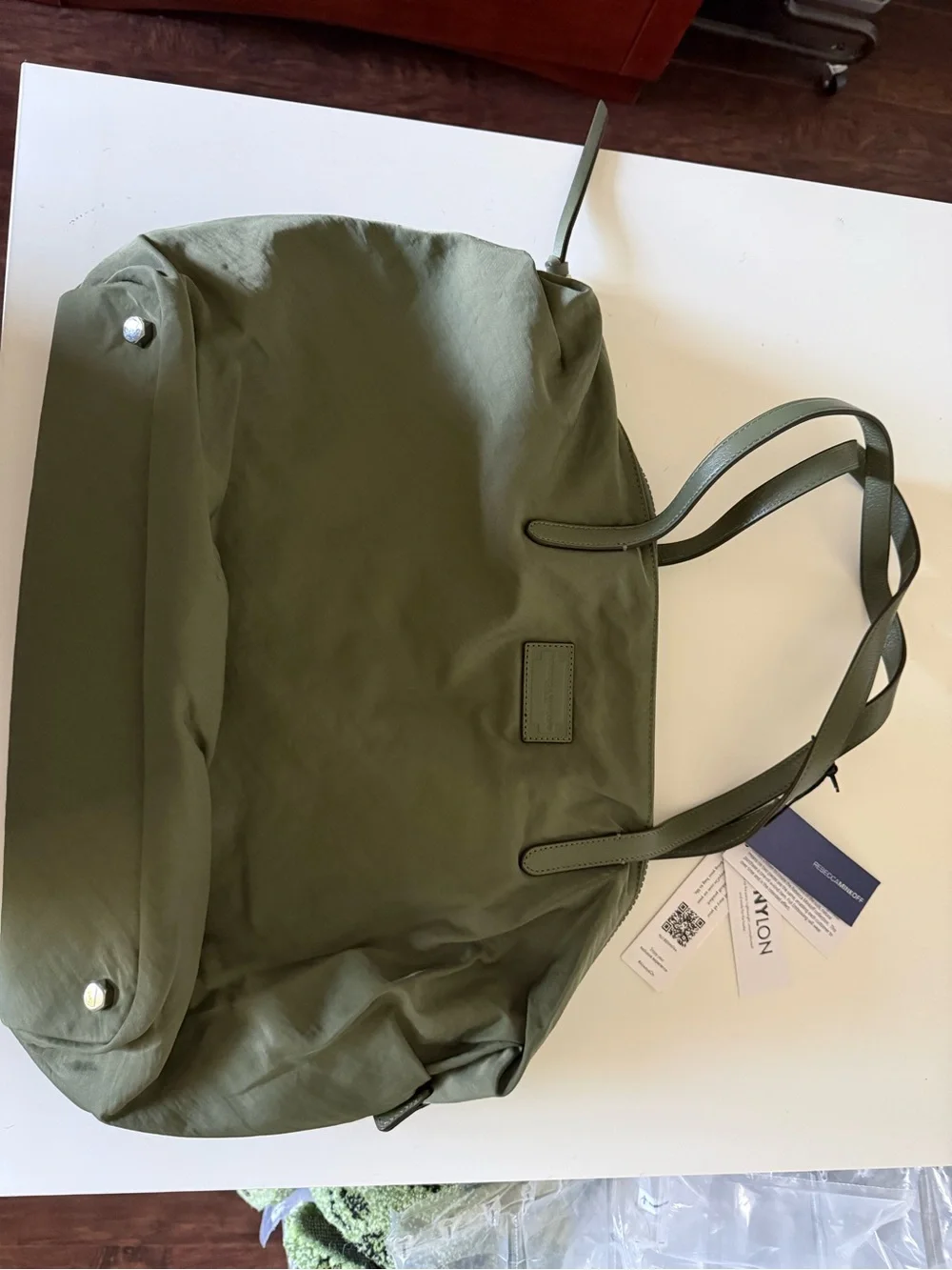 New Rebecca Minkoff Olive Green Women’s Tote Bag